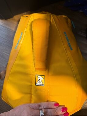 Ruffwear Yellow Dog Pack with Teal Accents size Small